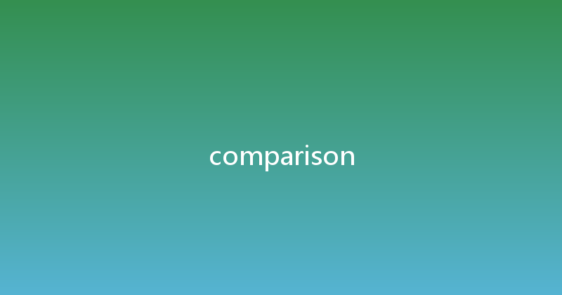comparison 